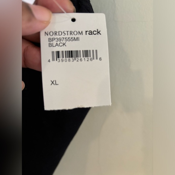 BP. Ribbed V Neck Tank Thong Bodysuit Black Women’s XL NWT - Picture 5 of 6